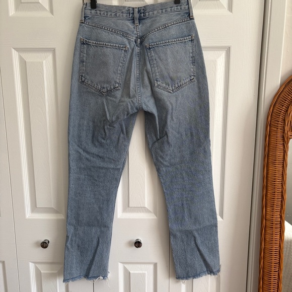 Agolde Riley Straight Leg Crop Jeans - Picture 6 of 9